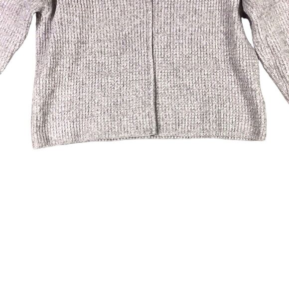 BP Women’s Large Gray V-Neck Ribbed Pullover Sweater Drop Shoulder NWT - Picture 9 of 12